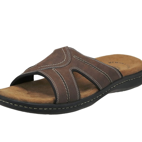 Dockers Shoes New Dockers Mens Sunland Brown Memory Foam Slide